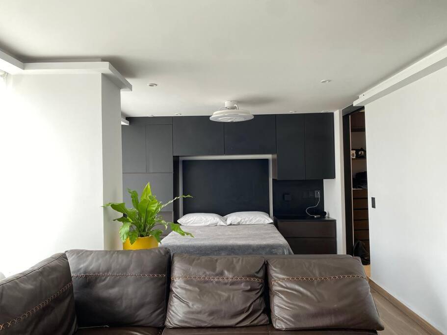 Black Loft. Moderno Y Nuevo, Super Ubicado. Kota Meksiko Bagian luar foto