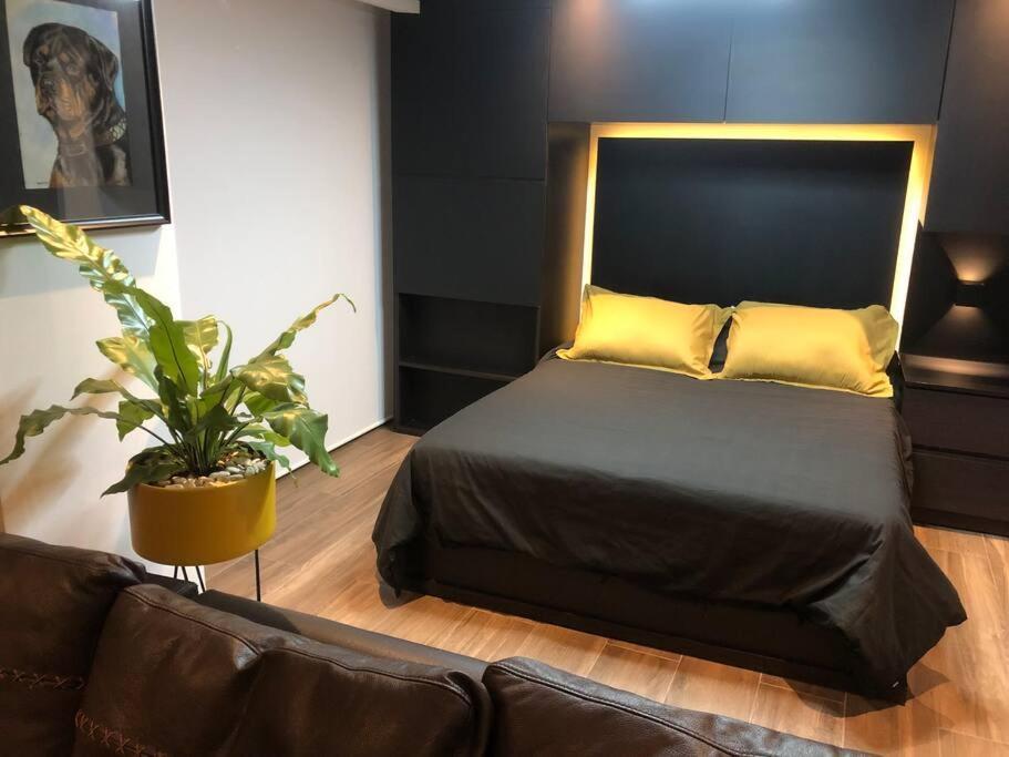 Black Loft. Moderno Y Nuevo, Super Ubicado. Kota Meksiko Bagian luar foto