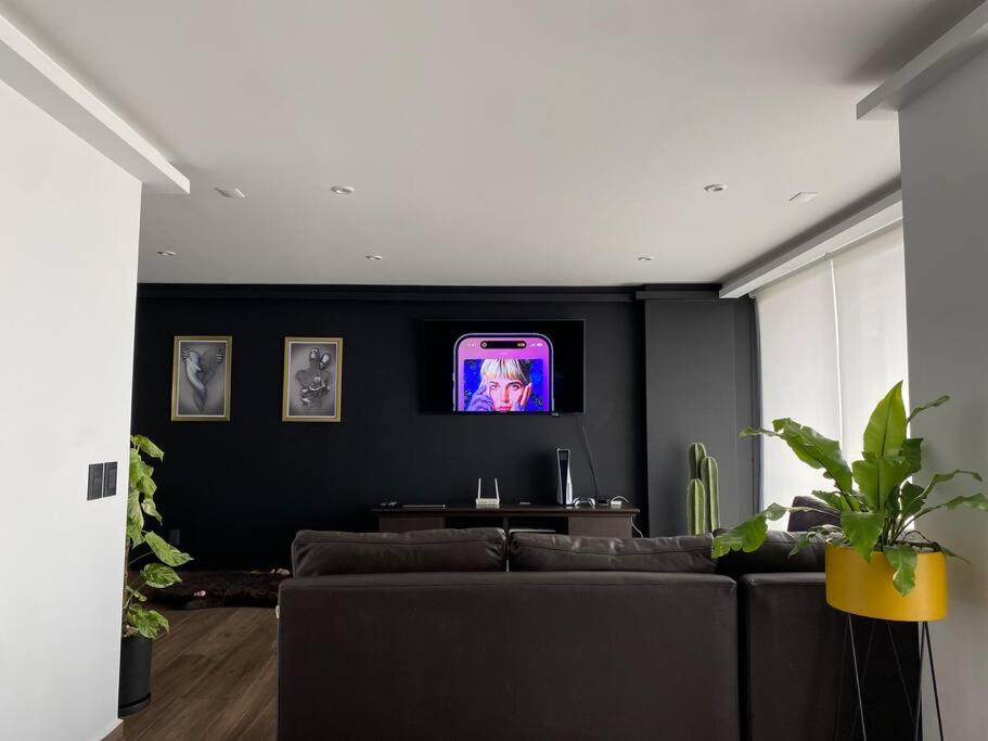Black Loft. Moderno Y Nuevo, Super Ubicado. Kota Meksiko Bagian luar foto
